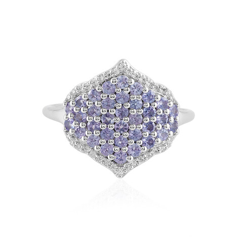Anello in argento con Tanzanite