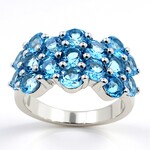 Anello in argento con Topazio Marambaia