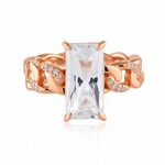 Bague en argent et Danburite (de Melo Essence)