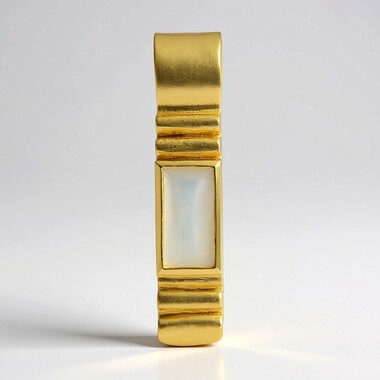Rainbow Moonstone Silver Pendant (MONOSONO COLLECTION)