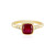 Madagascar Ruby Silver Ring