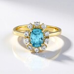Anello in oro con Zircone Ratanakiri (Adela Gold)