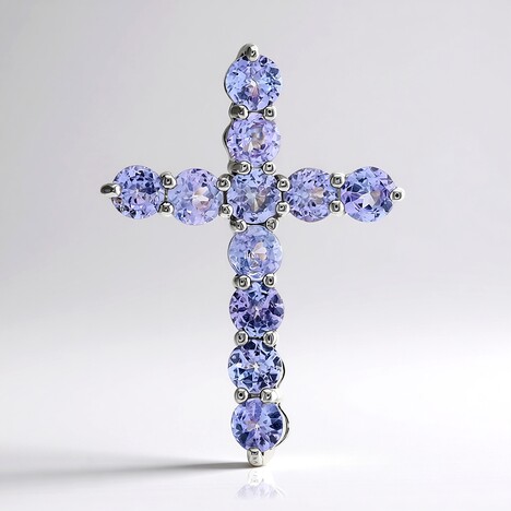 Ciondolo in argento con Tanzanite