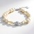 Bracciale in argento con Perla Keshi (TPC)