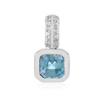 Colgante en plata con Zircón de Ratanak Kirí (Adela Silber)