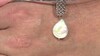 Zilveren hanger met een Witte zoetwater kweekparel (MONOSONO COLLECTION)