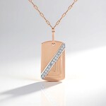 Collana in argento con Zircone (Adela Silber)