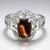 Anello in argento con Occhio di Tigre Rosso