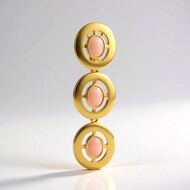 Zilveren hanger met roze opalen (MONOSONO COLLECTION)