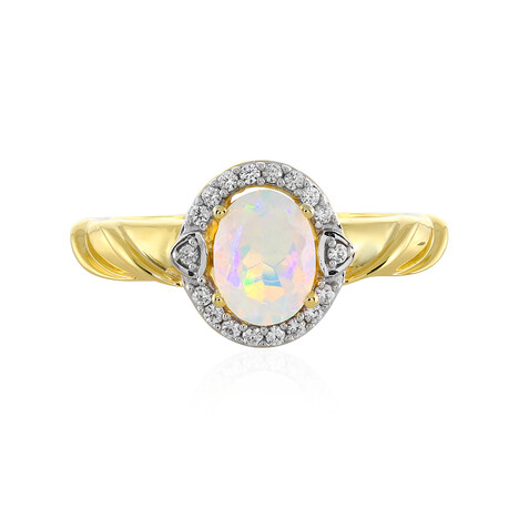 Anillo en plata con Ópalo de Welo