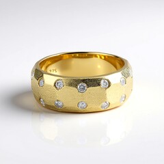 Anello in oro con Diamante I2 (H) (de Melo Gold)
