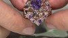 Zilveren ring met een amethist (Gems en Vogue)