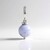 Ciondolo in argento con Agata Lace Blu (MONOSONO COLLECTION)