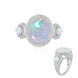 Anello in argento con Opale di Welo