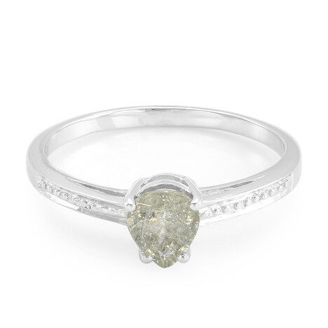 Zilveren ring met een koper toermalijn