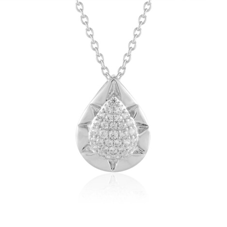 Zircon Silver Necklace (de Melo Essence)