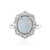 Anello in argento con Opale Australiano