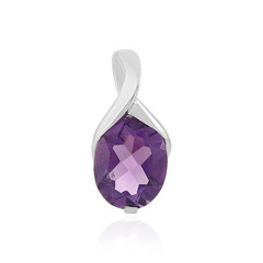 Amethyst Silver Pendant