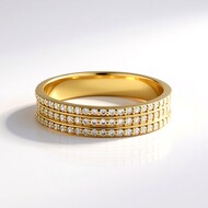 Bague en or et Diamant IF (G) (de Melo Gold)