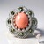 Anello in argento con Opale Rosa (Annette classic)