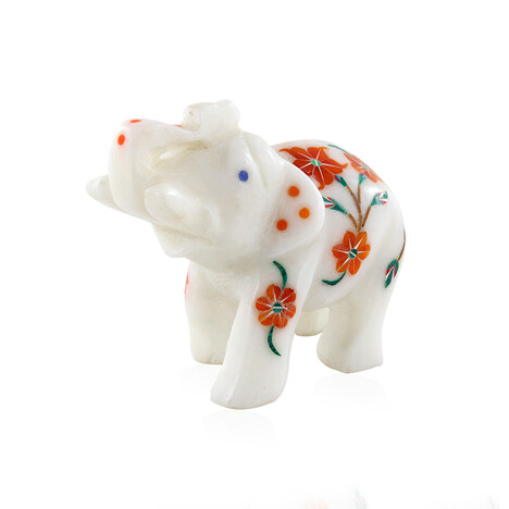 Figura con Mármol blanco