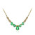 Collar en oro con Esmeralda de Zambia AAA (CIRARI)