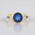 Anello in argento con Fluorite Cangiante