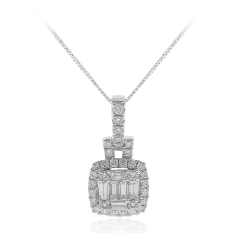14K SI1 (H) Diamond Gold Necklace (CIRARI)