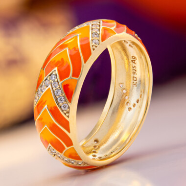Anello in argento con Zircone