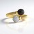 Anello in argento con Spinello Nero (SUHANA)