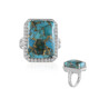 Anello in argento con Turchese Ramato Blu (Faszination Türkis)
