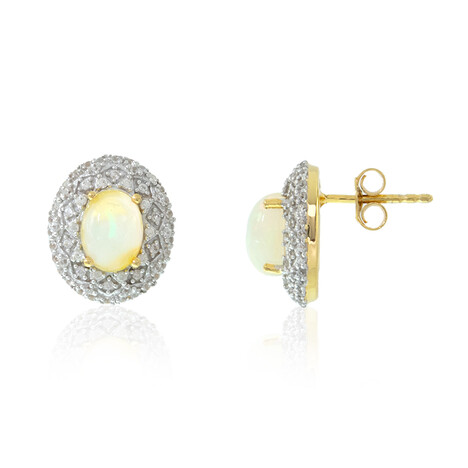 Welo-Opal-Silberohrringe