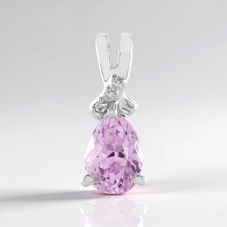 Ciondolo in argento con Kunzite