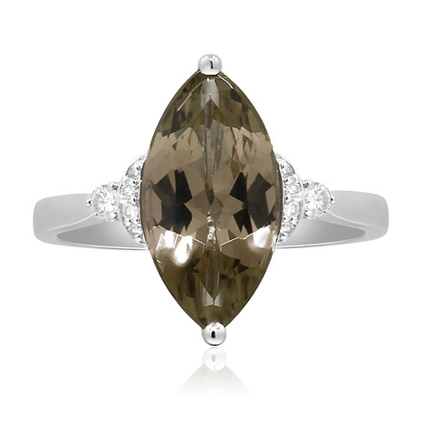 Gouden ring met een Onverhitte Tanzaniet (CIRARI)