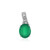 Green Onyx Silver Pendant