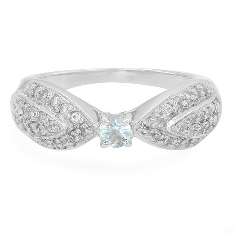 Anello in argento con Acquamarina Sao Domingos
