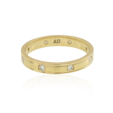 Gouden ring met SI2 (H) Diamanten