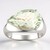 Anello in argento con Ametista Verde (Pallanova)
