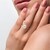 Bague en argent et Kunzite jaune canari
