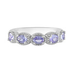 Tanzanite Silver Ring