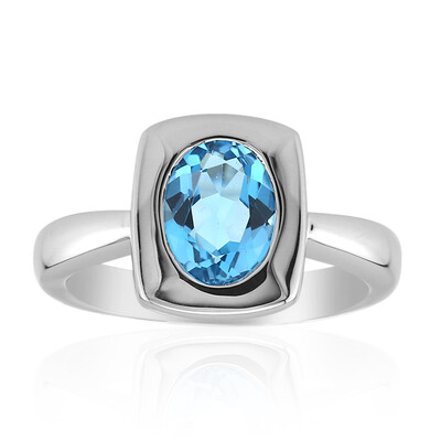 Anello in argento con Topazio Marambaia