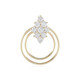 9K I2 (H) Diamond Gold Pendant (de Melo)
