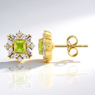 Orecchini in argento con Sfene