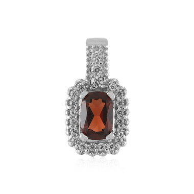 Colgante en plata con Granate de Mozambique