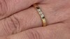 Zilveren ring met I3 (H) Diamanten
