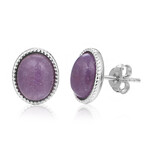 Orecchini in argento con Lepidolite