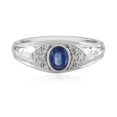 Anillo en plata con Cianita de Nepal