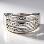 Anello in argento con Zircone