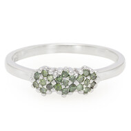 Fancy-Diamant-Silberring