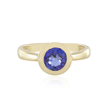 AAA-Tansanit-Goldring (de Melo)